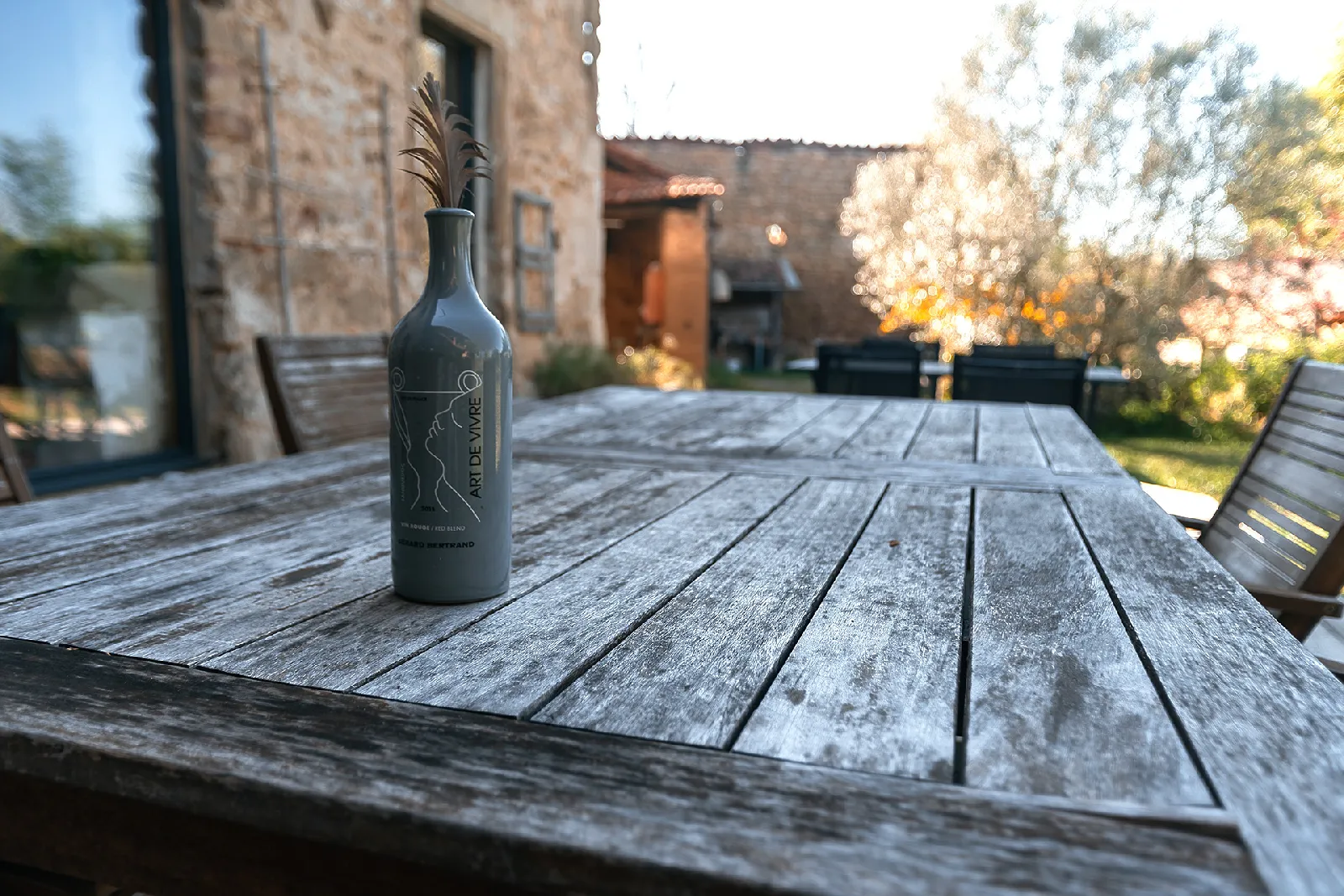 Détail d'ambiance, art de vivre à la campagne